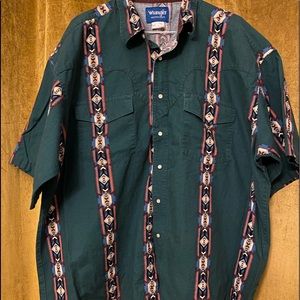 Wrangler button down shirt